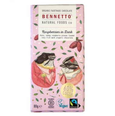 BENNETTO 60%树莓黑巧克力制品