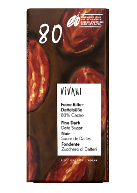 VIVANI薇莉椰枣80%黑巧克力