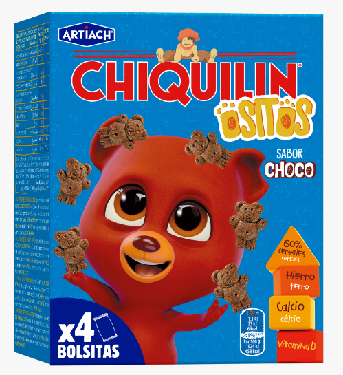 CHIQUILIN可可味小熊饼干